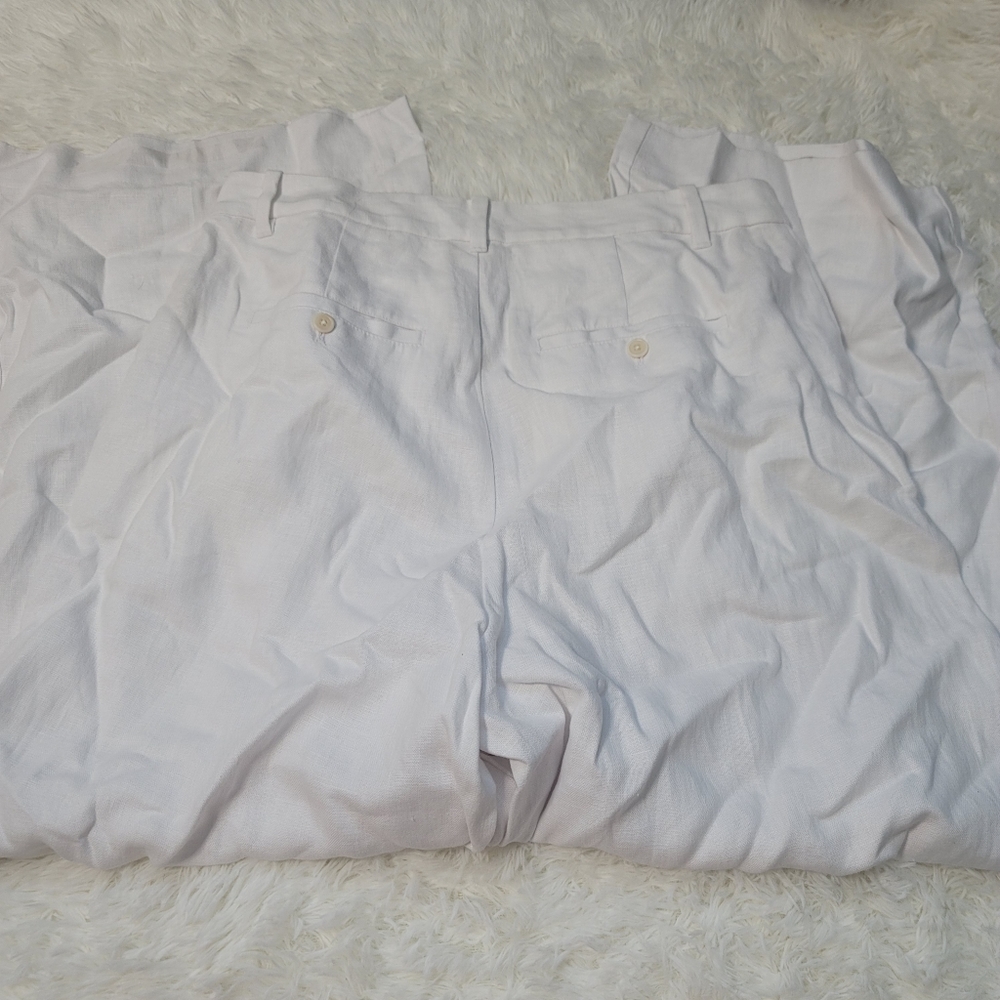 NWT Madewell The Harlow Wide-Leg Pant, Size 14 White NL450 - Picture 7 of 8